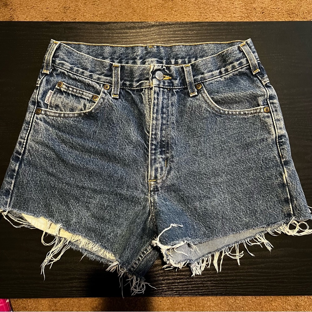 Vintage Carhartt Denim cut off shorts